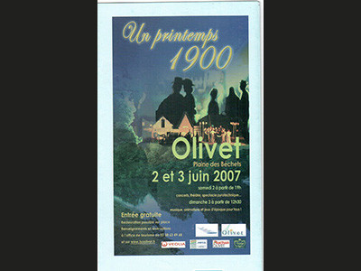2007    « UN PRINTEMPS 1900 » PLAINE DES BECHETS OLIVET