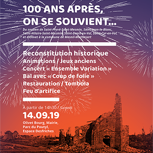 100 ans après, on se souvient…                                du soutien des communes du canton sud d’Orléans